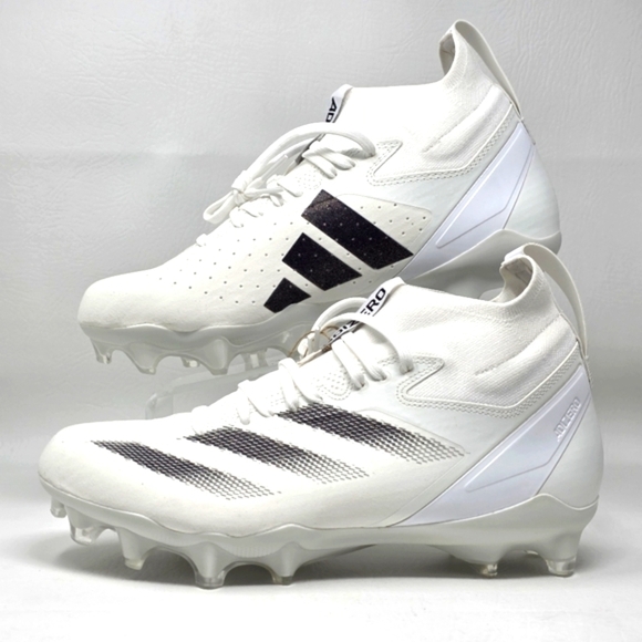 Adidas Adizero Impact+ Football Cleats White Silver IG9941 Men\'s Size 10 New main image 8